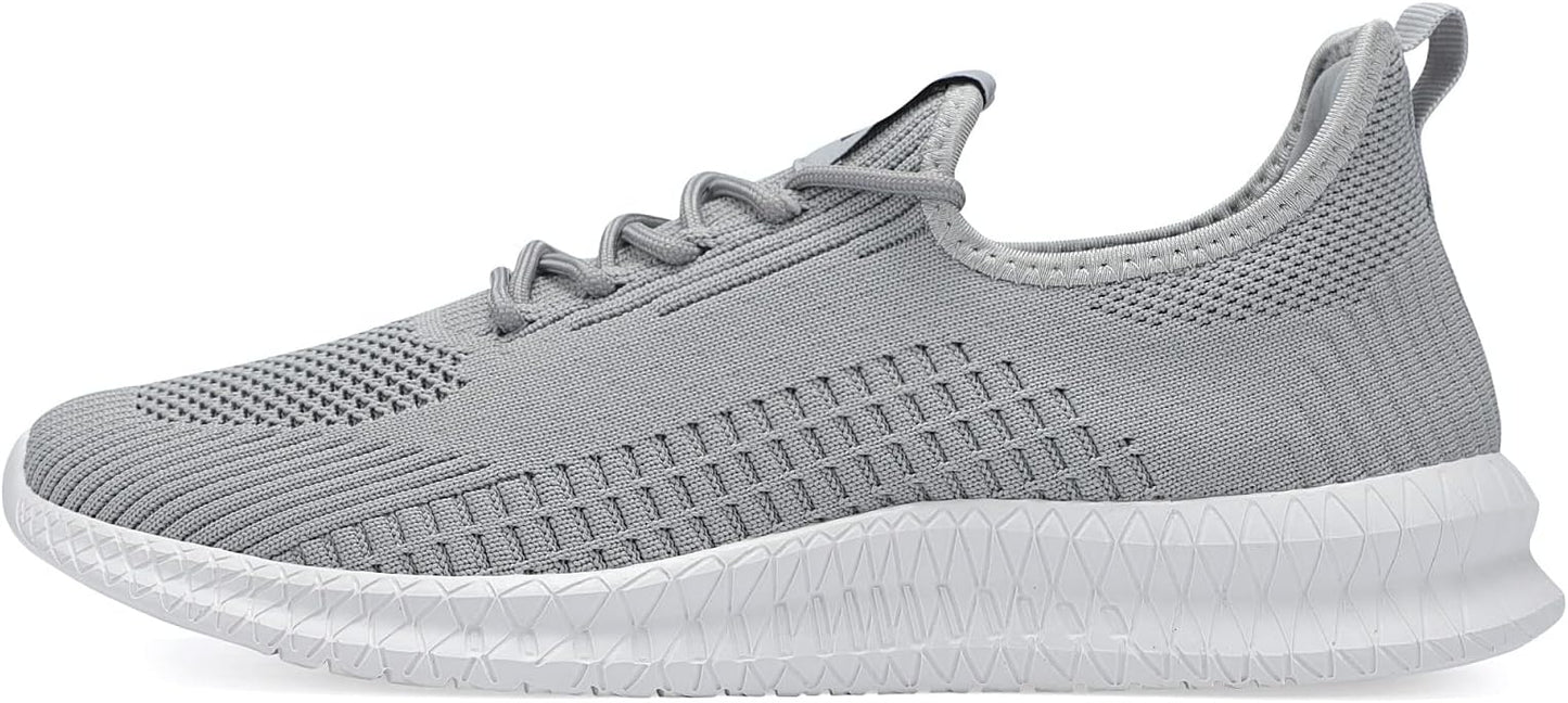 LCGJR Men's Running Shoes Ultra Lightweight Breathable Comfortable Walking Shoes Casual Fashion Sneakers Mesh Workout Shoes