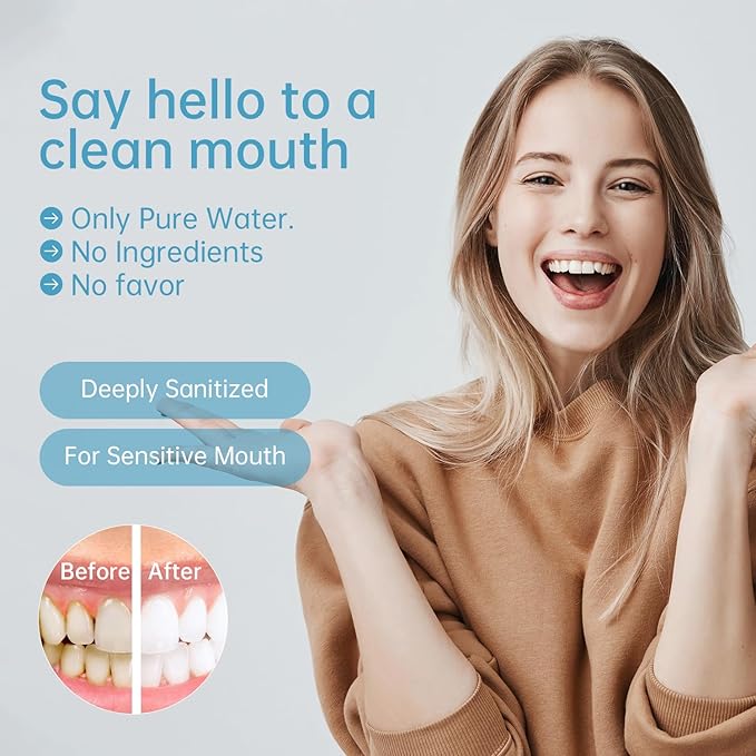 Unflavored Disposable Finger Toothbrush for Adults, 60pcs, Oral Brush ups for Teeth Cleaning, Deep Cleaning Teeth Wipes, Gum Cleanning