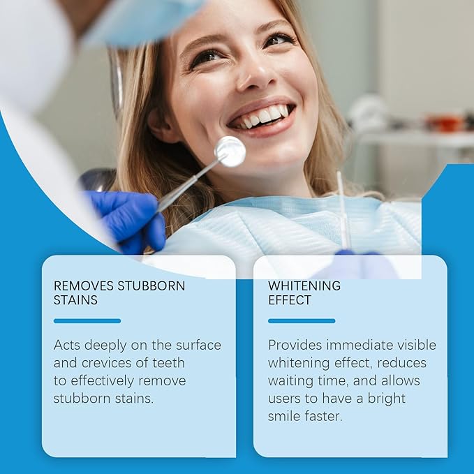 Advanced Technology Teeth Whitening Kit with LED Light, Natural Extracts, Professional Quality