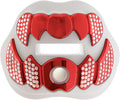 LeCool Football Mouth Guard with Connected Strap- 3D Beast Chrome Adult and Youth Mouth Guard-Mouth Piece for Sports for Maximum Air Flow and Teeth Protection