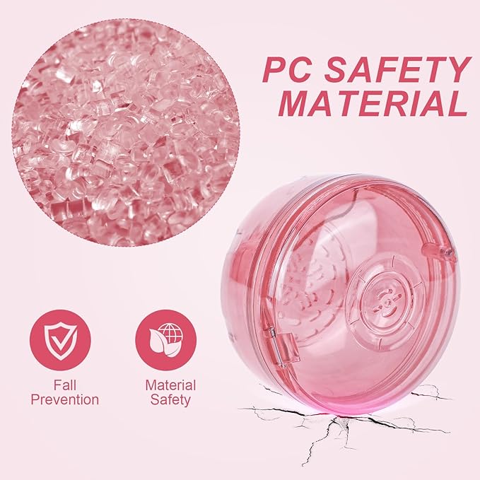 Retainer Cleaner Case,Double Layer No-Leak Denture Cup for Soaking Dentures, Denture Bath for Aligner,Retainers,Mouth Guard,Night Guard (Pink)