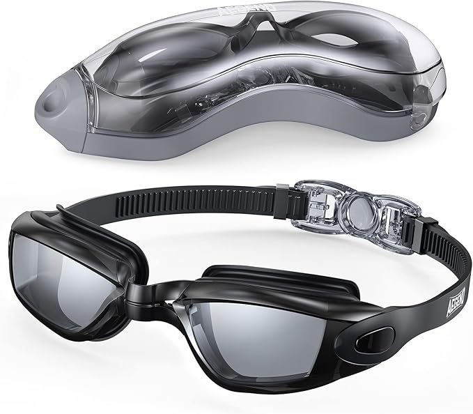Aegend Swim Goggles, Swimming Goggles No Leaking Full Protection Adult Men Women Youth