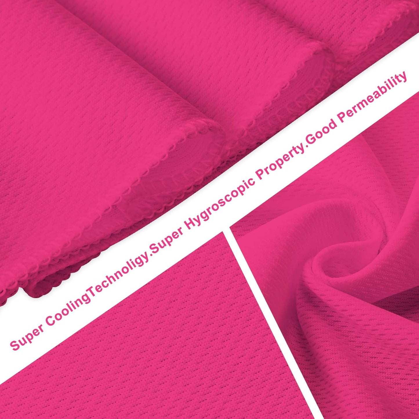 Honoson Cooling Towel Bulk - Neck & Face Cool Chilly Towels Microfiber Breathable Sport Sweat Rag for Gym, Yoga, Travel, Camping, Running, Outdoor