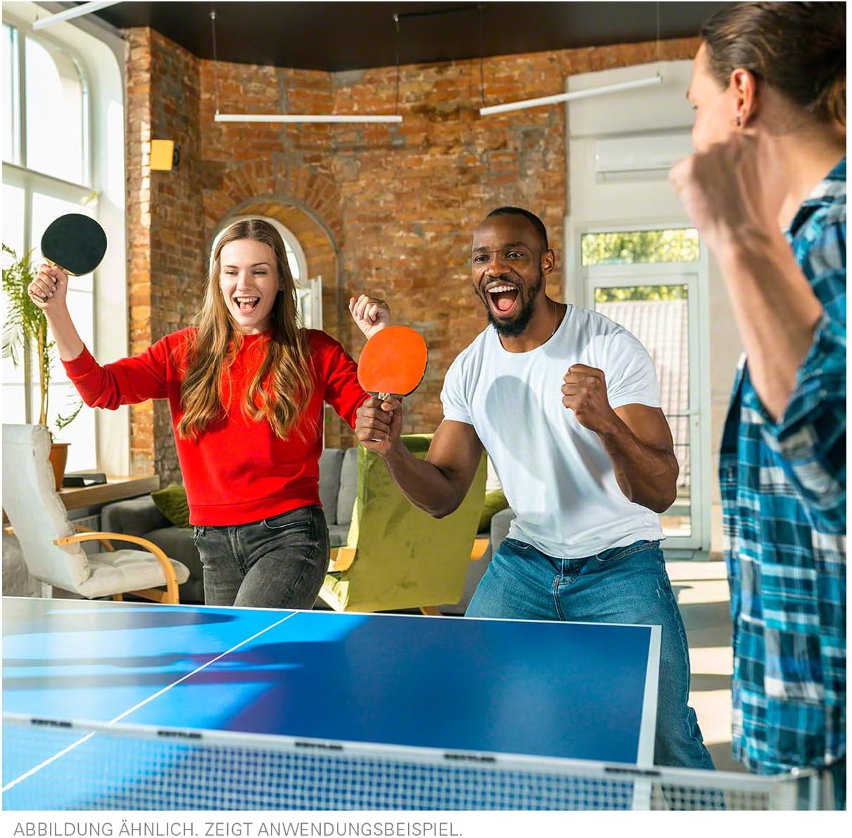 JOOLA Premium Avanti Table Tennis Net and Post Set - Portable and Easy Setup 72" Regulation Size Ping Pong Screw On Clamp Net, ‎ 72"L x 0.5"W x 6"H, White/Black