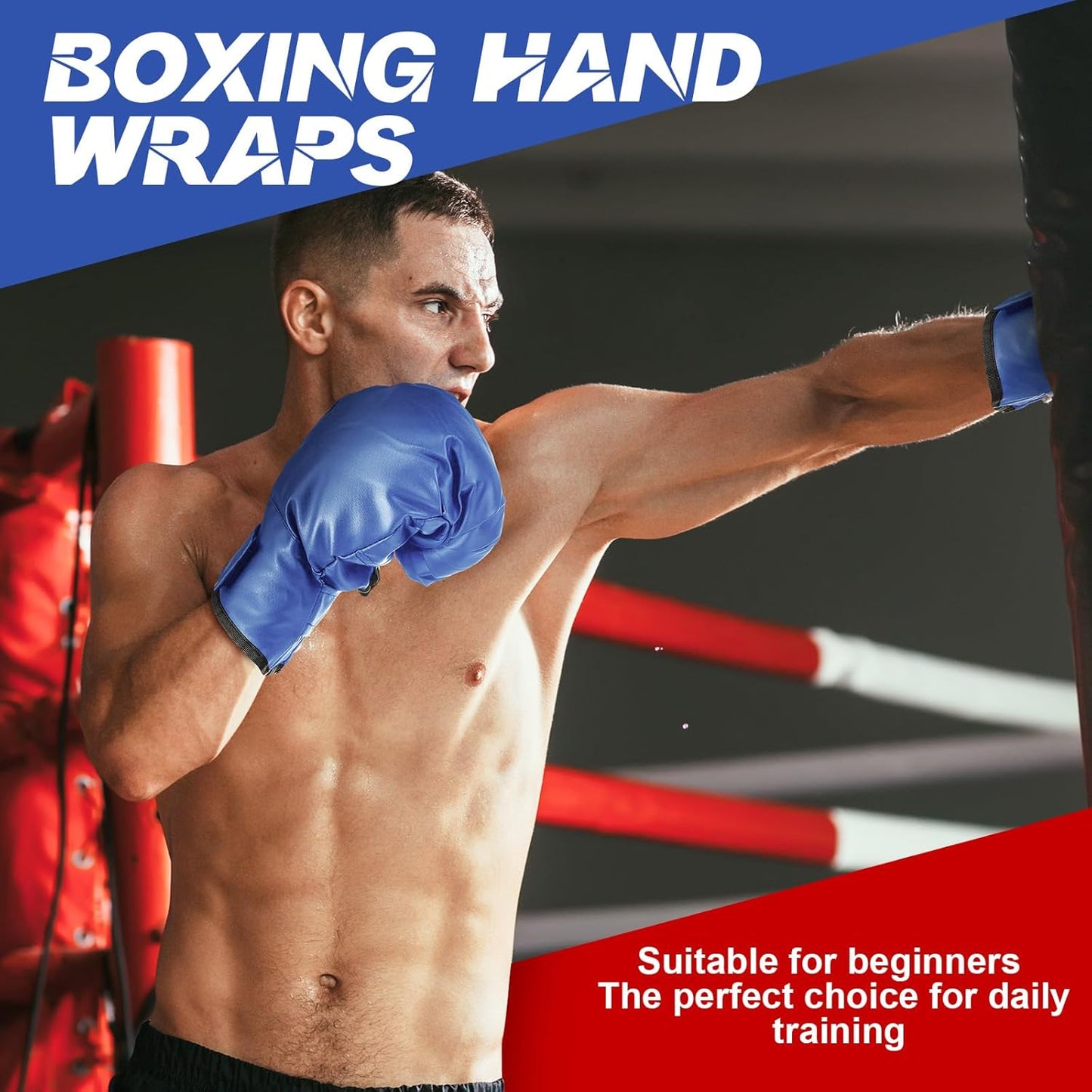 Kanayu 14 Pcs Boxing Set Including 2 Pair of 16 oz Boxing Gloves Headgear Helmet and Hand Wraps Mouth Guards Gifts for Adults Youth Beginners Training Equipment