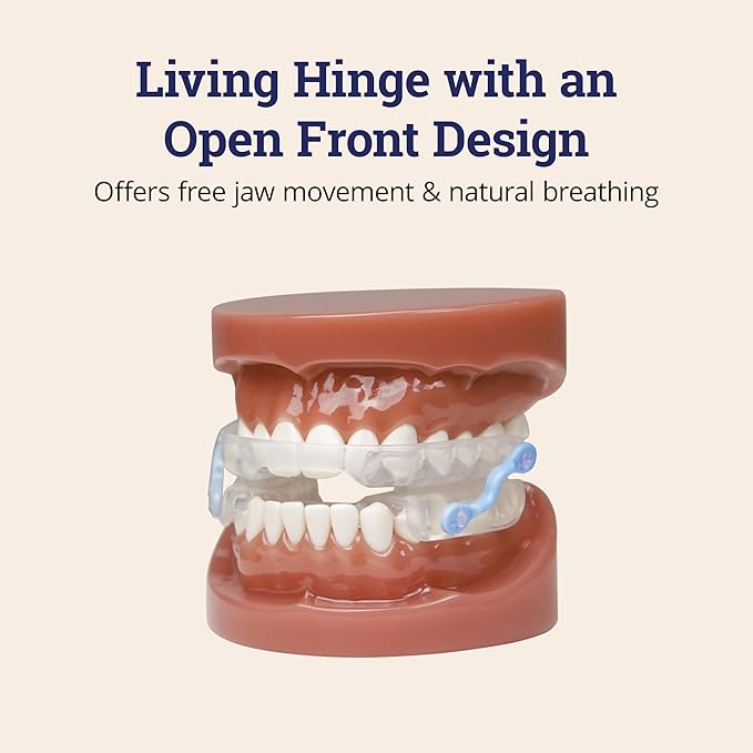 ZQuiet, Advance, Custom Anti-Snoring Mouthpiece, Adjustable Mouthguard with 4 Jaw Advancement Sizes, Slim & Low-Profile, Clear