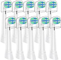 10 Pack White IO Replacement Heads Compatible with Oral b iO 2/3/4/5/6/7/8/9/10 Series Electric Toothbrush