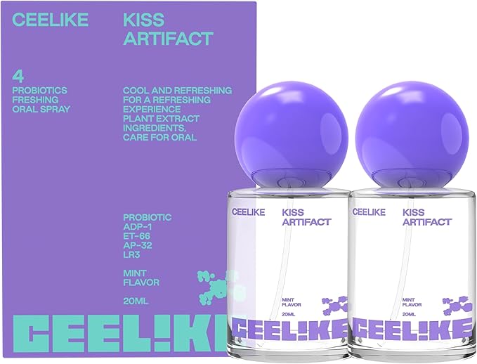 Oral Spray – Fresh Breath, Dual Cooling Experience & Convenient On-the-Go Design – Perfect for Freshening Breath Anywhere, Anytime (2 count)