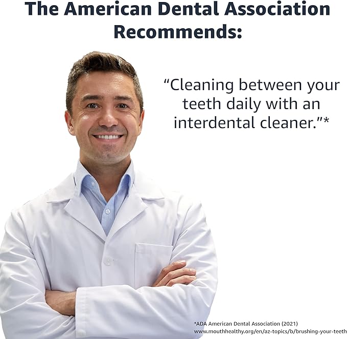 Amazon Basics Interdental Picks, 100 Count, 1 Pack