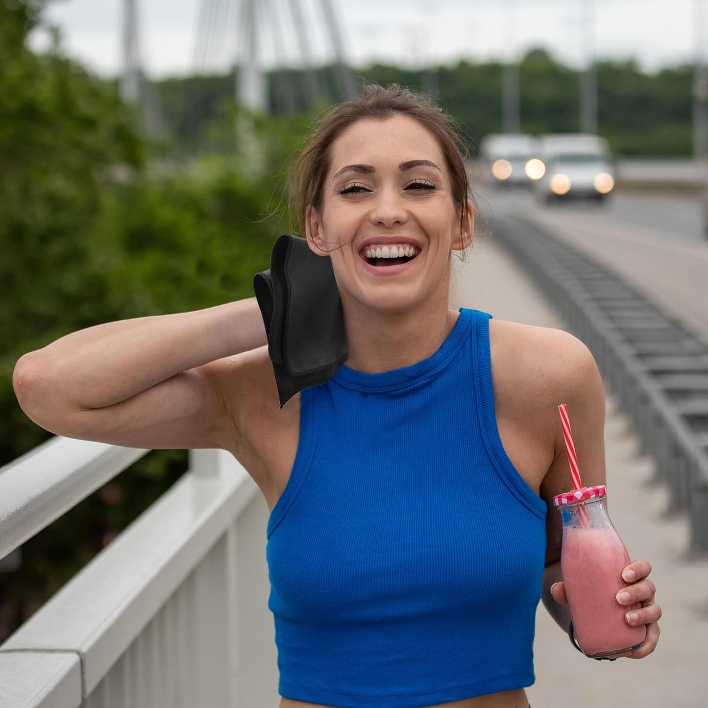 12 Pack Sweat Absorbing Handkerchiefs,Gym Workout Towels Microfiber Sweat Rags Towels for Men & Women, Running Sports accessories Small Cloth for Face Hand,Black Hankies (10" x 10")