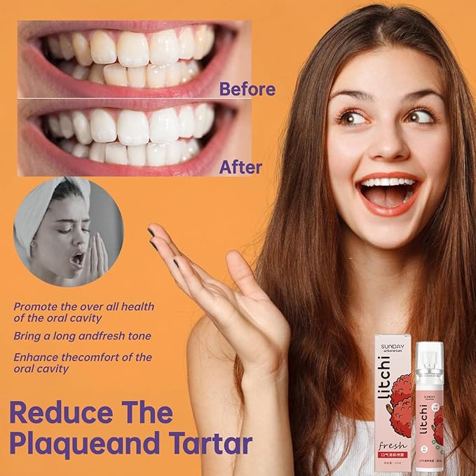 5PCS Fruit Oral Breath Spray, Bad Breath Treatment for Adults, Dry Mouth Spray for Bad Breath, Mouth Breath Freshener, Effective Mouth Oral Breath Spray