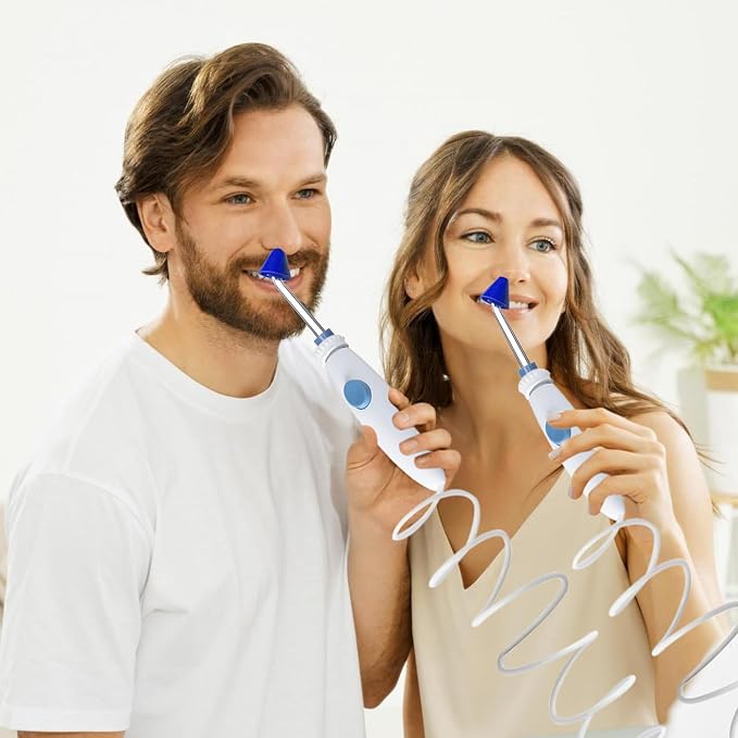 Nose Washing Replacement Tips for Waterpik Oral Irrigator Wp-100 Wp-450 Wp-250 Wp-300 Wp-660 Wp-900 by (6 Nasal irrigator Tips)