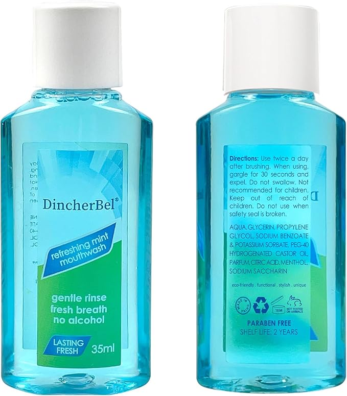 Mouthwash Travel Size, Portable Original Mint Mini Mouthwash Bulk, 35ml/1.2oz (288Pack, Mint)