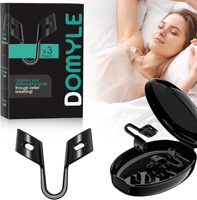 Anti Snoring Devices, Nasal Dilator for Sleeping, Effective to Relieve Snoring, for Nasal Snorers, Reusable Snoring Device to Enjoy a Peaceful Night's Sleep - 3 Pack (S/M/L)