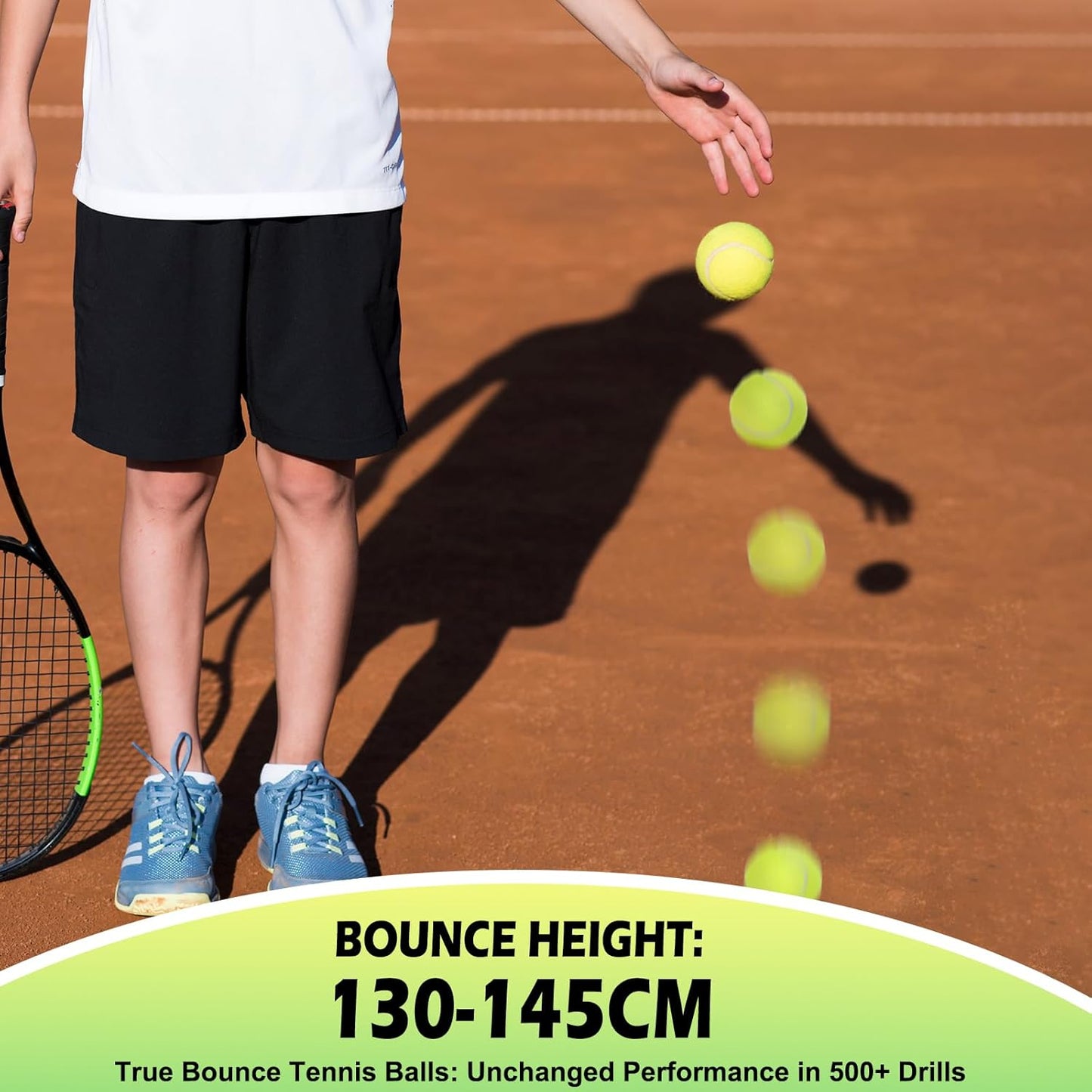 LITIAN 12 Pack Practice Tennis Balls for Beginners – High Elasticity Bulk Tennis Balls for Dog Training, Fetch & Play, with Mesh Carry Bag