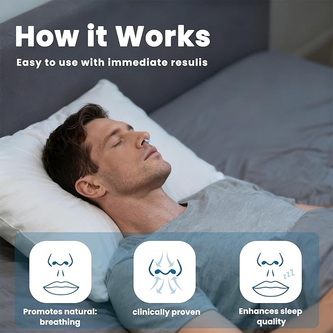 Nasal Dilators for Snoring (Blue)