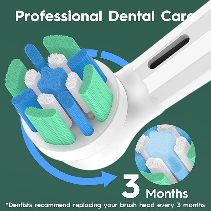 10 Pack White IO Replacement Heads Compatible with Oral b iO 2/3/4/5/6/7/8/9/10 Series Electric Toothbrush