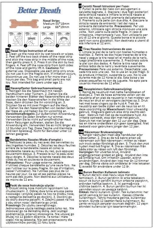 60 Count New-Happy Nasal Strips(66mm*19mm)