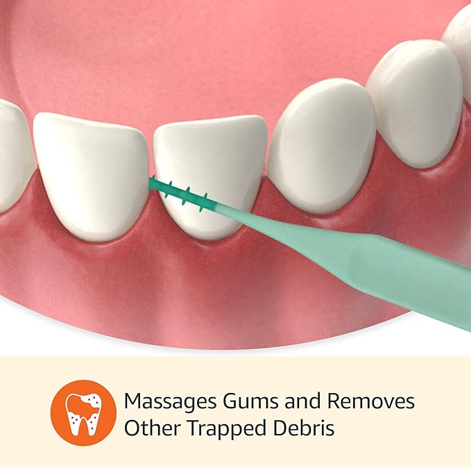 Amazon Basics Interdental Picks, 100 Count, 1 Pack