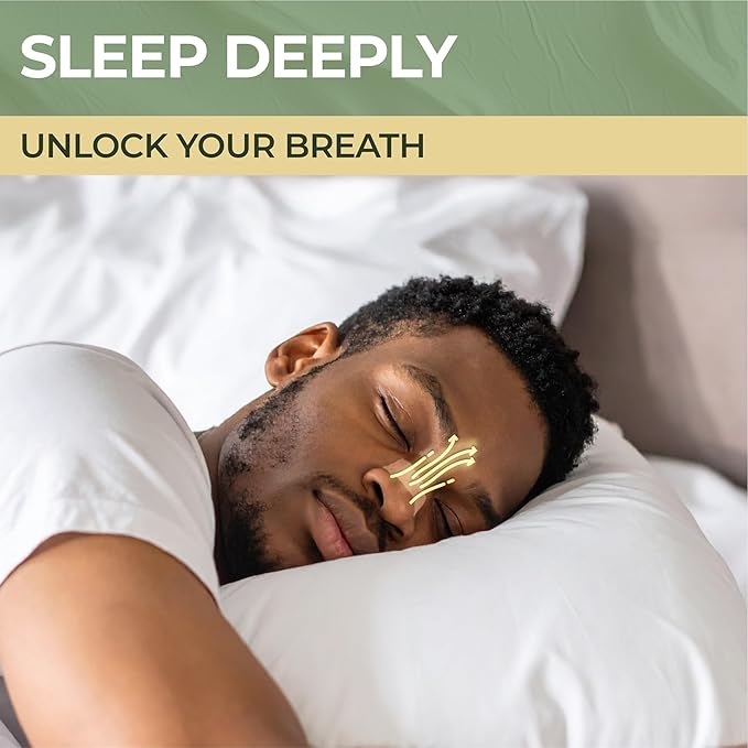Peace&Quiet PQ 40 Nasal Strips for Snoring, Nasal Stripes for Sports & Sleeping - Nose Strips for Congestion Relief, Snore Reducing Aids - Improve Sleep, Reduce Snoring | Skin Tone