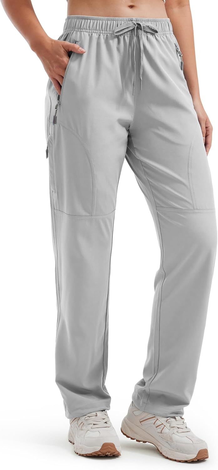 Libin Women's Hiking Pants Lightweight Quick Dry Cargo Pants Casual Safari Work Travel Clothes Petite/Regular/Tall