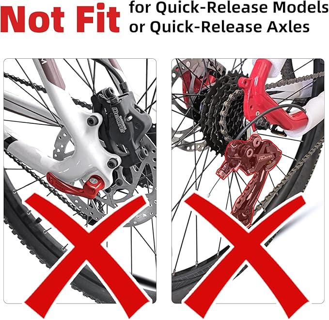 Adjustable Bicycle Training Wheels for Adults, Fit 24" to 28" Bikes, Steel Construction, Black, 1 Pair - Safe and Stable Learning Training Wheels