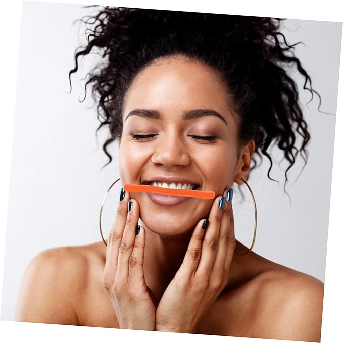 PartyKindom Silicone Braces Face Exercise Device Mouth Exerciser for Women Face Slimmer Lips Shaper Portable Facial Muscles Trainer