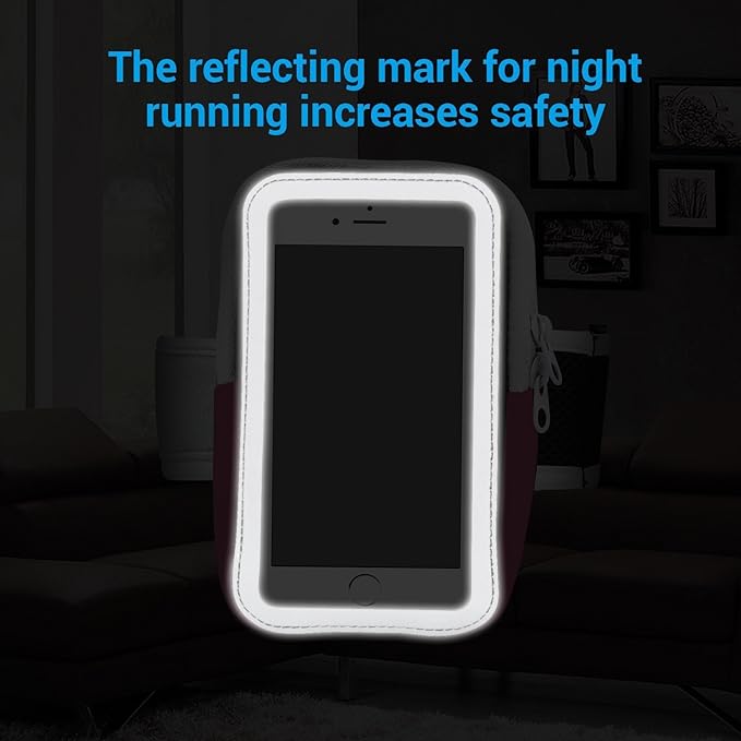 LENPOW 2 Pack Multifunctional Outdoor Sports Armband Sweatproof Running Armbag Casual Arm Package Bag Gym Fitness Cell Phone Bag Key Holder for iPhone 14 13 12 Max Pro Plus Samsung Galaxy Note S22 S21