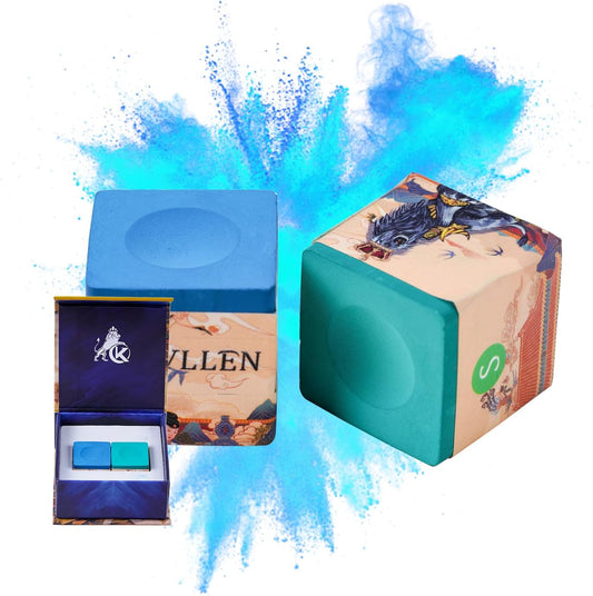 KONLLEN Pool Cue Chalk Nano Technology Billiard Chalk for Professional Tournament Dedicated Pool Chalk (Outstanding Performance, Durable)