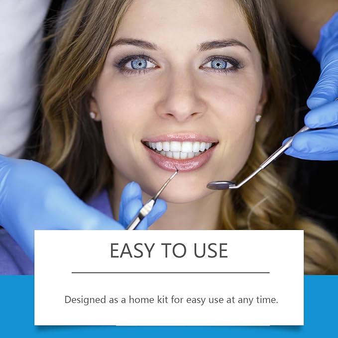 Advanced Technology Teeth Whitening Kit with LED Light, Natural Extracts, Professional Quality