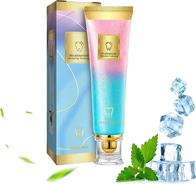 Niacinamide Whitening Toothpaste, Nicotinamide White Toothpaste, Clean The Mouth, Fresh Breath, Remove Tooth Stains, Teeth Whitening Toothpastes