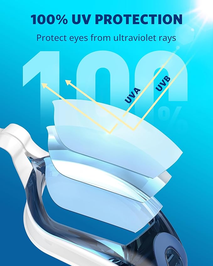 Aegend Swim Goggles, Swimming Goggles No Leaking Full Protection Adult Men Women Youth