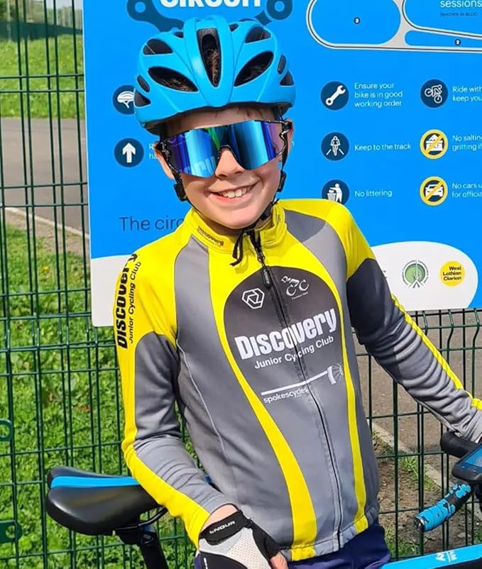 Kids Baseball Sunglasses for Boys Girls Youth Softball Cycling Sports Sunglasses UV400 Protection Age 5-12