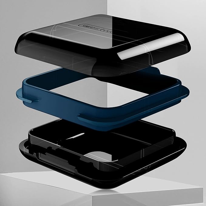 Retainer Case, Mouth Guard Case with Lid Hinge, a Large Night Mouth Guard Case, Cute Slim Retainer Case with Lid for Girl, Boy, Women, Men, Teenage, Adult.(1Pack)