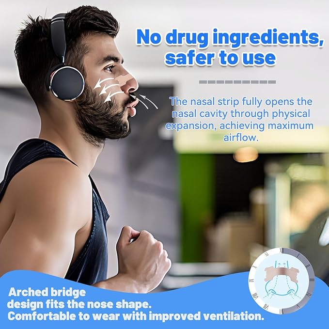 120PCS Nose Strips for Breathing,Extra Strength Nasal Strips for snoring,Suitable for Nasal Congestion & snoring (120)