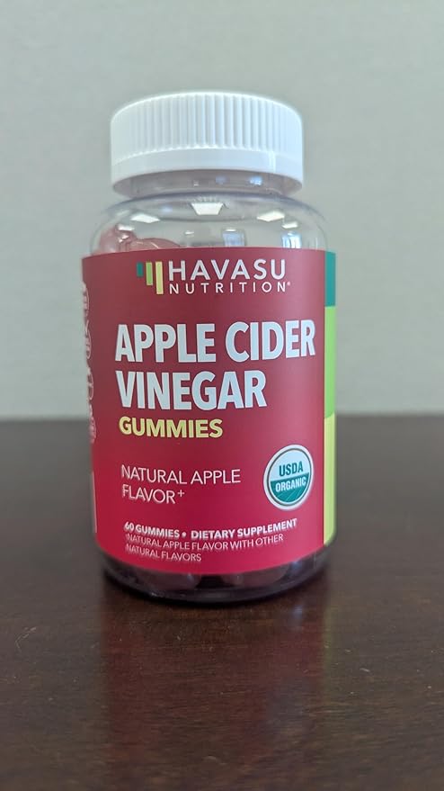 Apple Cider Vinegar Gummies - Organic ACV Vitamins for Digestive Health, Metabolism & Gut Support - 60 Count - Vegan, Non-GMO, Gluten-Free - Delicious Flavor & No Harsh Taste - 1 Month Supply