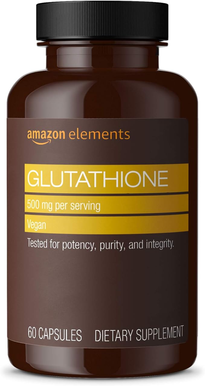 Amazon Elements Glutathione 500mg 60 Capsules