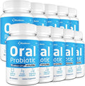 Oral Probiotics for Mouth Bad Breath for Adults 11 Billion CFU, Best Breath Oral Dental Probiotics for Teeth & Gums, Fresh Breath, Halitosis & Gut Health, 10 Packs