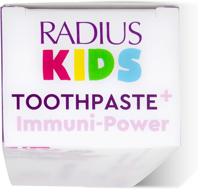 RADIUS Kids Super Duper Immunity Power Toothpaste 2.5 Oz - Super Duper Bubble Berry Mint - Pack of 3