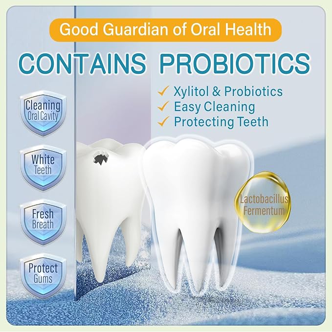 PEGO Kids Oral Spray - Toddler Toothpaste Helper for Fresh Breath, Fruit-Flavored, Probiotic Mouth Spray,Fluoride Free for Newborn to 12 Years (40ml*1, Peach)