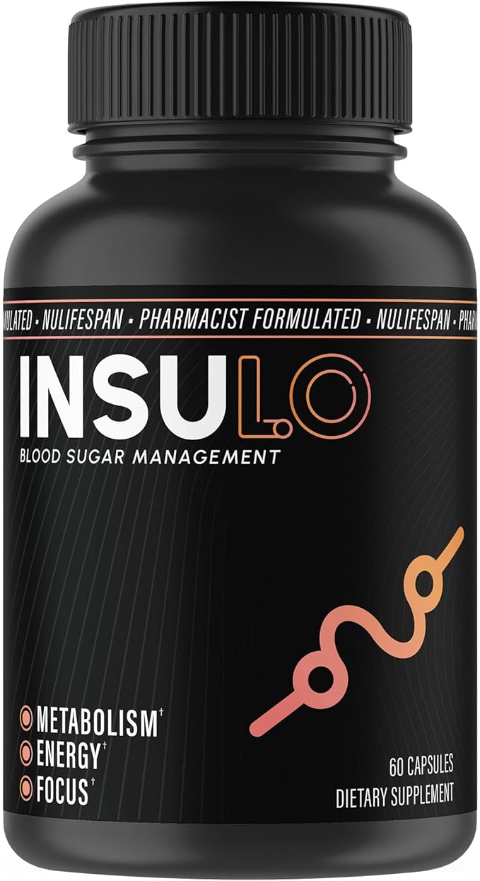 InSuLo, Metabolism, Energy and Focus Supplement for Adults, Vegan-Friendly, Gluten-Free & Non-GMO, Ideal for Weight Management, Energy Supplements for Fatigue, 60 Capsules