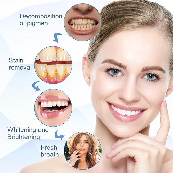 Teeth Whitening Essence Pen - Reduces Teeth Stains and Yellowing, Travel-Friendly Tooth Whitening Pen with Mint Flavor, Gentle on Sensitive Teeth Care (3pcs)