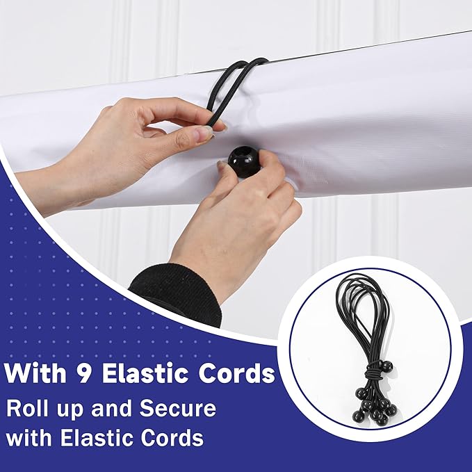 MABOZOO Hockey Shooting Tarp, 16ft x 8 ft Hockey Training Equipment for Shooting Foldable Target Practice Protect Wall or Garage Door