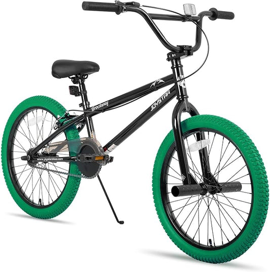 JOYSTAR Brockway Freestyle Kids BMX Bikes 20" 24" Kids Bicycles for 6-14 Years Old Boys Girls and Beginner-Level Riders 2 Pegs Multiple Colors