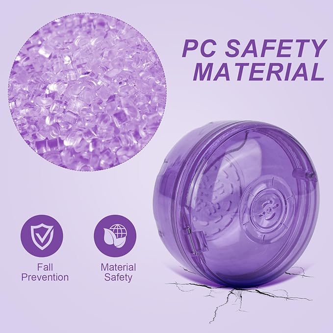 Retainer Cleaner Case,Double Layer No-Leak Denture Cup for Soaking Dentures, Denture Bath for Invisalign Aligner,Retainers,Mouth Guard,Night Guard (Purple)