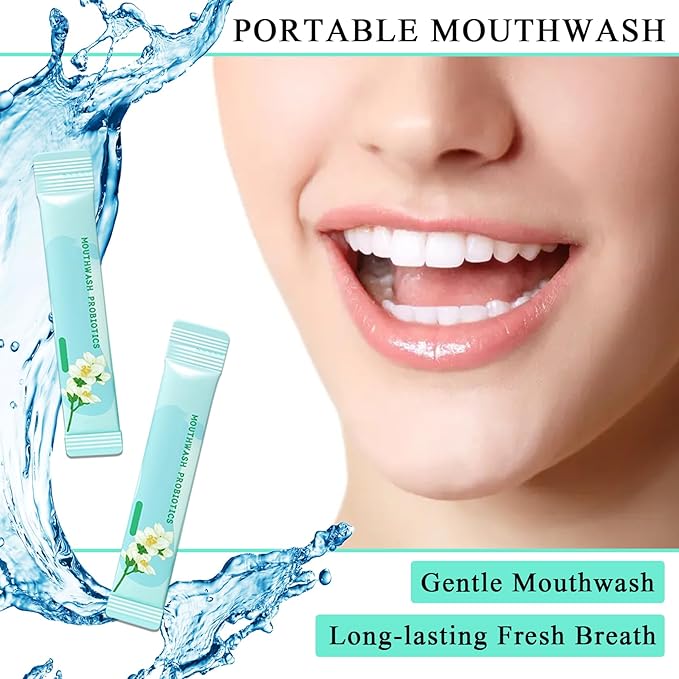 Travel Size Mouthwash,Mini Mouthwash Travel Size Bulk Portable Mouth Wash Set,Individual Small Travel Mouth Wash Packets for Fresh Breath(Pack of 60) A30