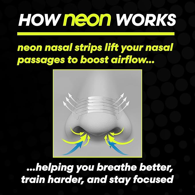 Nasal Strips (60 Count) - Oil & Sweat Resistant Adhesive - Athletic Nasal Strips for Sport & Nose Strips for Snoring & Sleeping - Nose Strips for Breathing (Clear Transparent)