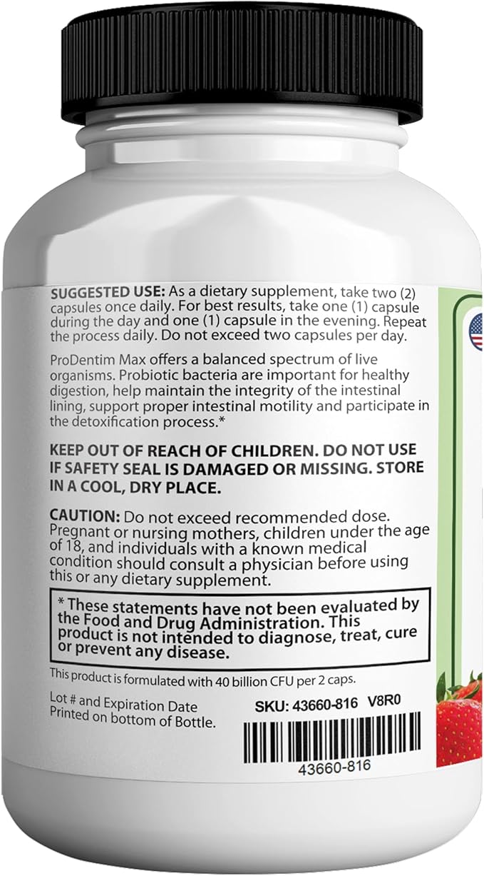 DentamPro Max for Gums and Teeth Health & Fresh Breath - 40 Billion CFU Advanced Oral Probiotics for Mouth Bad Breath, Capsule Supplement (2)