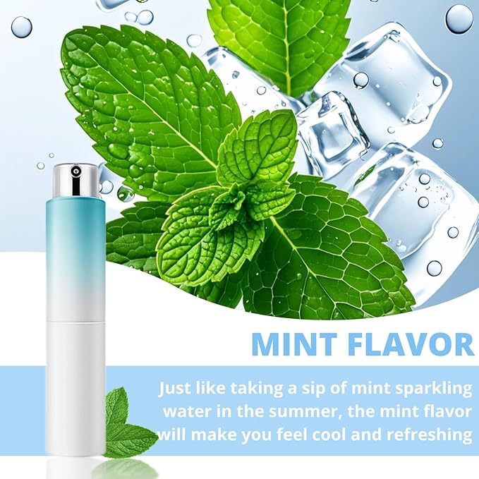 3 Bottles Oral Breath Spray, Mint Breath Spray Natural Breath Freshener, Natural Fresh Breath Freshener Spray Removes Bad Breath, Bad Breath Treatment for Adults Oral Odor Care