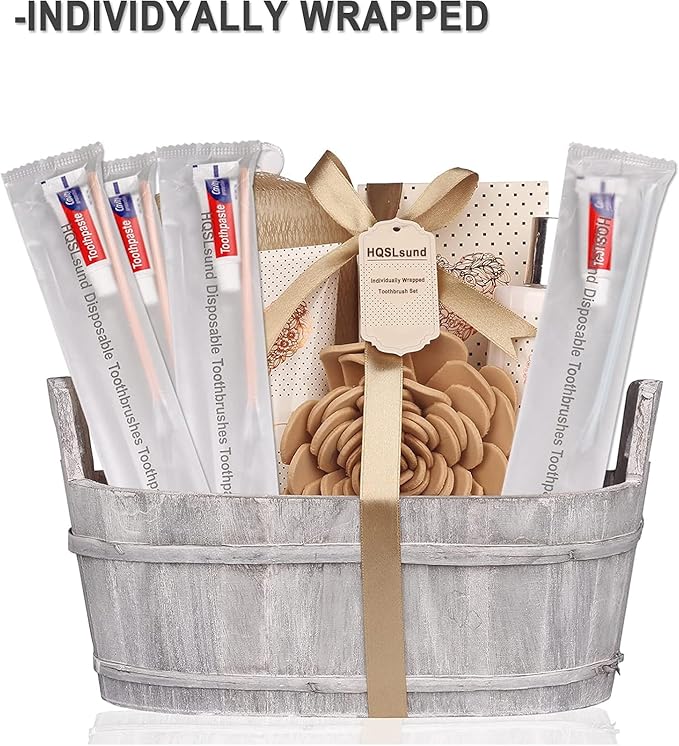 60 Pack Disposable Toothbrushes with Toothpaste Individually Wrapped (2colors)